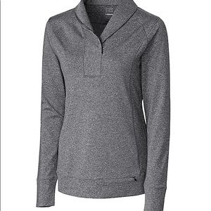 Ladies Golf Shirt Cutter & Buck  1/2 Zip